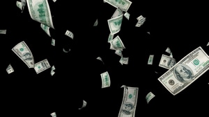 Dollars, Currency, Dark, Black, Artist, Artwork, Digital Art, 4K wallpaper