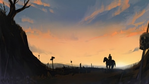 Horse, Sunset, Artist, Artwork, Digital Art, Deviantart, 4K wallpaper