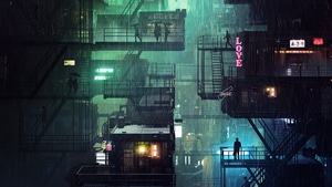 City, Neon, Artist, Artwork, Digital Art, 4K wallpaper