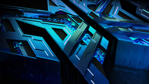 Acer Predator, Futuristic, Logo, Dark aesthetic, Science fiction, 4K wallpaper