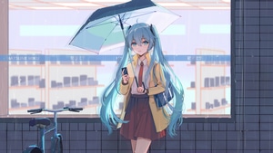 Hatsune Miku, Vocaloid, Anime, Anime Girl, Artist, Artwork, Digital Art, 4K wallpaper
