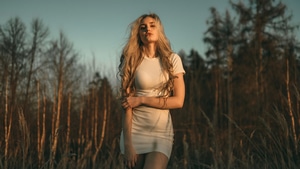 Blonde, Girls, Model, 4K wallpaper