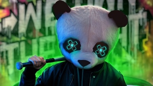 Panda, Baseball, Artist, Artwork, Digital Art, 4K wallpaper