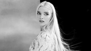 Anya Taylor Joy, Celebrities, Girls, Monochrome, Black And White, 4K wallpaper