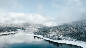 Lake, Nature, 4K wallpaper