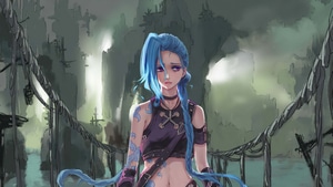 Arcane, Netflix, Jinx League Of Legends, Tv Shows, League Of Legends, Artstation, 4K wallpaper