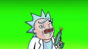 Rick, Rick And Morty, Tv Shows, 8 Bit, Minimalism, Minimalist, Artist, Artwork, Digital Art, 4K wallpaper