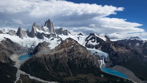 Mountains, Clouds, Nature, 4K wallpaper
