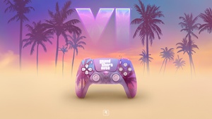 GTA 6, DualSense Wireless Controller, 4K wallpaper
