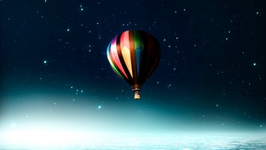 Air Balloon, Artist, Artwork, Digital Art, 4K wallpaper