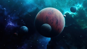 Planet, Digital Universe, Artist, Artwork, Digital Art, 4K wallpaper