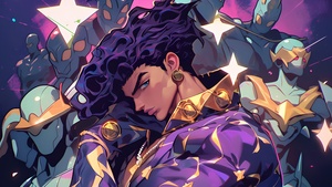 Jotaro Kujo, Artwork, JoJos Bizarre Adventure, 4K wallpaper