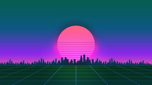 Retrowave, Synthwave, Artist, Artwork, Digital Art, 4K wallpaper
