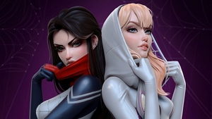Gwen, Silk, Superheroes, Artist, Artwork, Digital Art, Artstation, 4K wallpaper