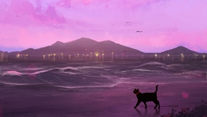 Cat, Silhouette, Artist, Artwork, Digital Art, Artstation, 4K wallpaper