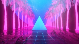Synthwave, Retrowave, Artist, Artwork, Digital Art, 4K wallpaper