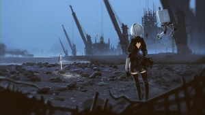 Nier Automata, Games, Artist, Artwork, Digital Art, Artstation, 4K wallpaper