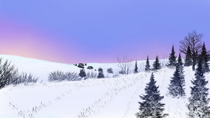 Winter, Nature, Mountains, 4K wallpaper