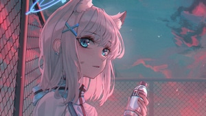 Sunaookami Shiroko, Blue Archive, 2022 Games, Games, 4K wallpaper