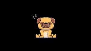 Dog, Artist, Artwork, Digital Art, Dark, Black, Minimalism, Minimalist, 4K wallpaper
