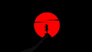 Samurai, Dark, Black, Oled, Artist, Artwork, Digital Art, 4K wallpaper
