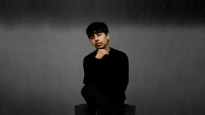 Ivan Cornejo, American singer, Dark background, 4K wallpaper