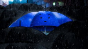 Umbrella, Rain, Artist, Artwork, Digital Art, Alone, 4K wallpaper