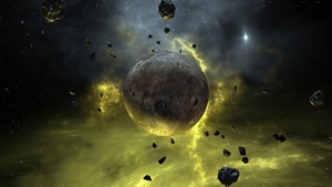 Space, Moon, Planet, Digital Universe, Artist, Artwork, Digital Art, 4K wallpaper