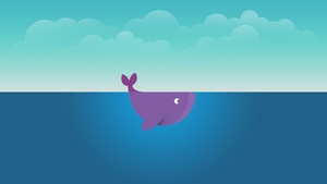 Whale, Minimalism, Minimalist, Artist, Artwork, Digital Art, 4K wallpaper