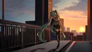 Hatsune Miku, Vocaloid, Anime, Anime Girl, Artist, Artwork, Digital Art, 4K wallpaper