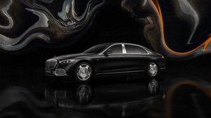 Mercedes-Maybach S 680 4MATIC, Black cars, 2024, Dark aesthetic, 4K wallpaper