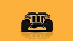 Jeep, Cars, Minimalism, Minimalist, Artist, Artwork, Digital Art, 4K wallpaper