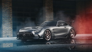 Mercedes-AMG GT Black Series, CGI, 4K wallpaper