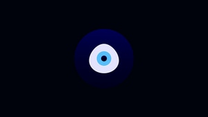 Evil Eye, Artist, Artwork, Digital Art, Minimalism, Minimalist, 4K wallpaper