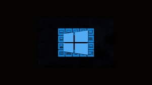 Windows 10, Windows, Computer, Stock, Microsoft, Dark, Black, 4K wallpaper