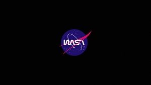 Nasa, Logo, Computer, Dark, Black, Minimalism, Minimalist, 4K wallpaper