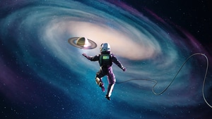 Astronaut, Artist, Artwork, Digital Art, Outrun, 4K wallpaper