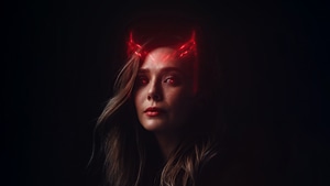 Scarlet Witch, Wanda Vision, Tv Shows, Artstation, 4K wallpaper