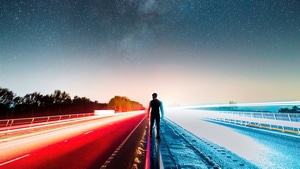 Long Exposure, Road, Alone, Photography, 4K wallpaper