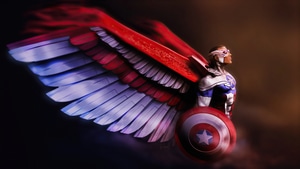 Falcon, Captain America, Superheroes, Artist, Artwork, Digital Art, Artstation, 4K wallpaper