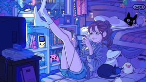 Anime Girl, Anime, Artist, Artwork, Digital Art, 4K wallpaper
