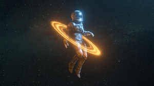 Astronaut, Artist, Artwork, Digital Art, 4K wallpaper