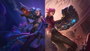 Jinx League Of Legends, Vi League Of Legends, Games, 2021 Games, Artist, Artwork, Digital Art, 4K wallpaper