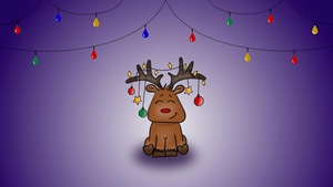 Reindeer, Minimalism, Minimalist, Artist, Artwork, Digital Art, 4K wallpaper