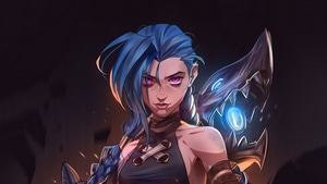 Arcane, Netflix, Jinx League Of Legends, Tv Shows, League Of Legends, Artstation, 4K wallpaper