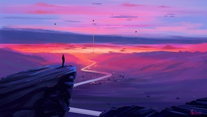 Alone, Artist, Artwork, Digital Art, 4K wallpaper