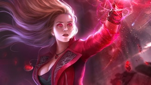 Scarlet Witch, Superheroes, Artist, Artwork, Digital Art, Artstation, 4K wallpaper