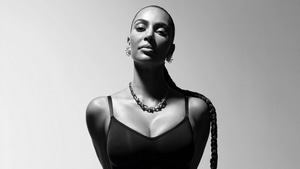 Kim Kardashian, Celebrities, Girls, Monochrome, Black And White, 4K wallpaper