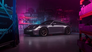 Porsche 992, Porsche, 2022 Cars, Cars, Behance, Cyberpunk, 4K wallpaper