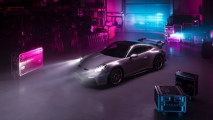 Porsche 992, Porsche, 2022 Cars, Cars, Behance, Cyberpunk, 4K wallpaper